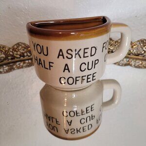 Vintage Half Coffee Mug - Great Smoky Mountains